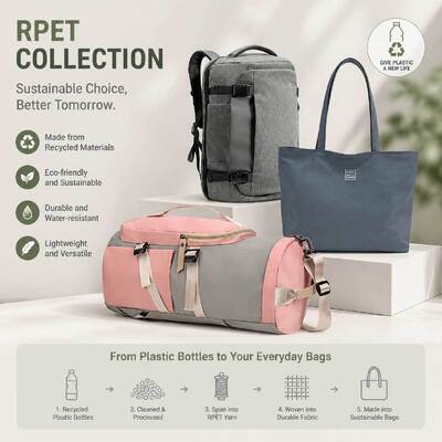 rPET Brushed Oxford Fabric | Soft Matte Recycled Polyester | Wholesale B2B Supplier