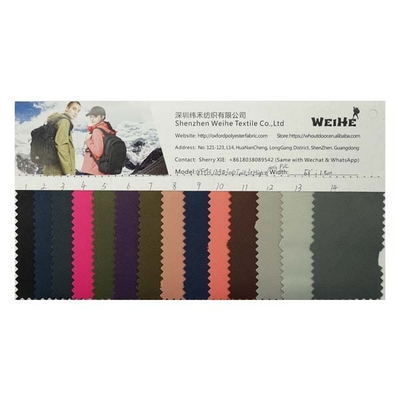 Twill Waterproof PVC Oxford Fabric 100% Polyester Woven Fabric