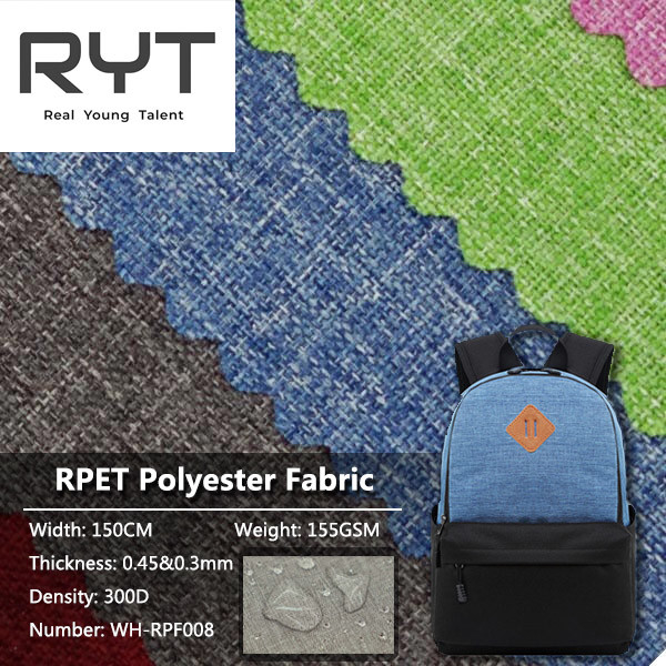 300D RPET Polyester Fabric
